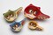 Ceramic Whimsical Owls Measuring Spoons (Set of 4), Home Décor, Gift for Her, Gift for Mom, Kitchen Décor, Birdwatcher Gift